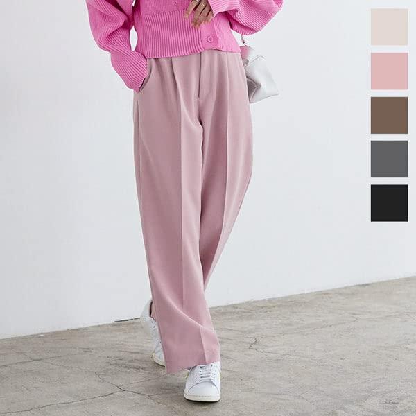 [神戸レタス] ベーシックタックワイドパンツ [M3847]