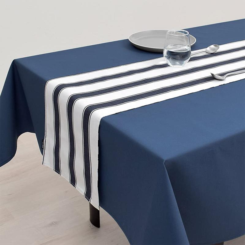 スタイルデコール(STYLE Decor) テーブルランナー・テーブルセンター (30cm×100cm) 綿100% リバーシブルタイプ ブルーフィッシュ W2600500 inasuteppu-10249018 イナノカショップ サンプル画像2