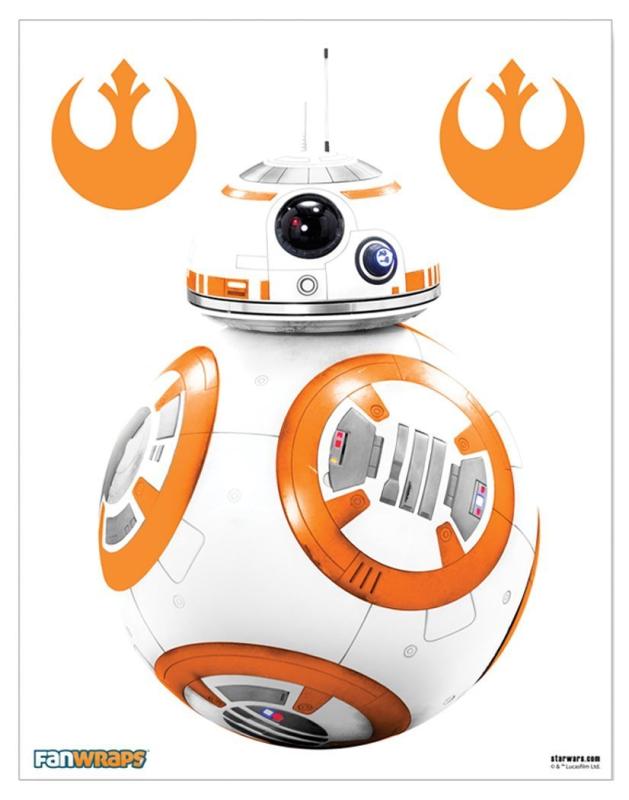 FanWraps The Force Awakens BB-8 Droid Single Large Decal [並行輸入品]