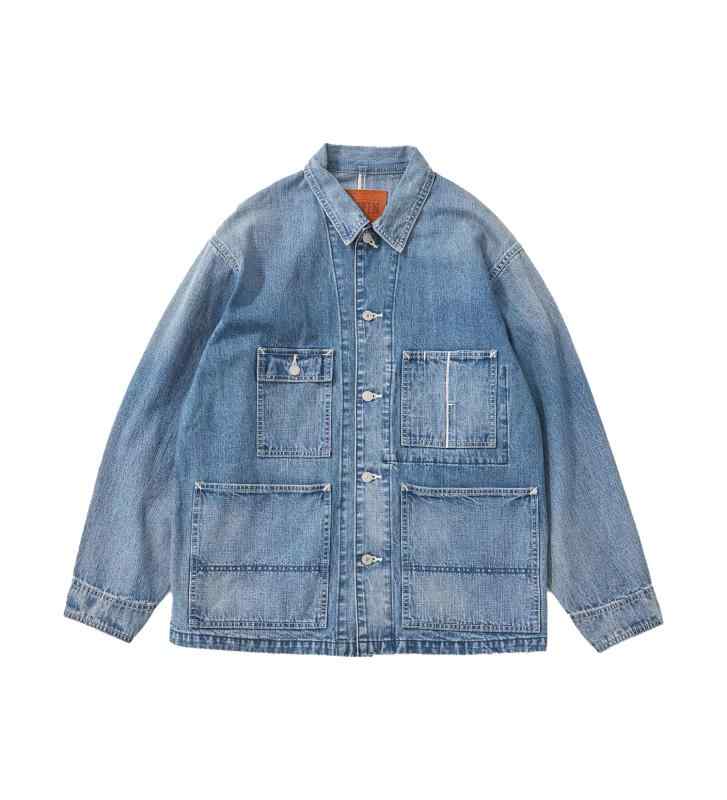 EDWIN(エドウィン) アウター505 カバーオール デニムジャケット ヴィンテージ セルビッジメンズ