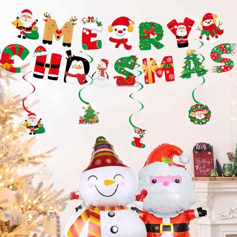 サムコス クリスマス風船 MERRY CHRISTMAS サンタクロース クリスマス飾り 装飾品 雰囲気満点 店舗 家庭用 小道具 デコレーション用小物