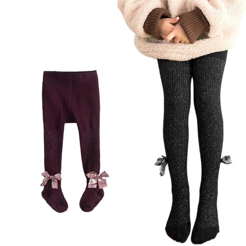 [HOLRAFAN] 子供 タイツ ギンス 女の子 ストッキング ジュニア タイツ パンスト 蝶結び リボン 通学 発表会 結婚式 フォーマル 美脚 オシャレ 可愛い