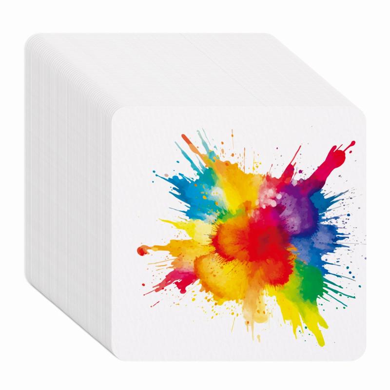 Rakuten - PATIKIL コットン水彩紙 コールドプレス水彩 特厚口画用紙 アート ペインティング 絵画 アーティスト用