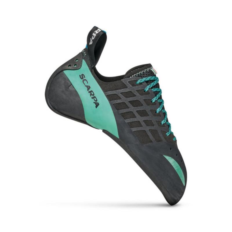 [SCARPA] スカルパ インスティンクト WMN 女性モデル カラー：ブラック-アクア EU39サイズ 70036-002 [並行輸入品]材質：マイクロファイバー/TPUソール：3.5mmビブラムXSグリップ2重量：200g(参考38サイズ　1/2ペア)