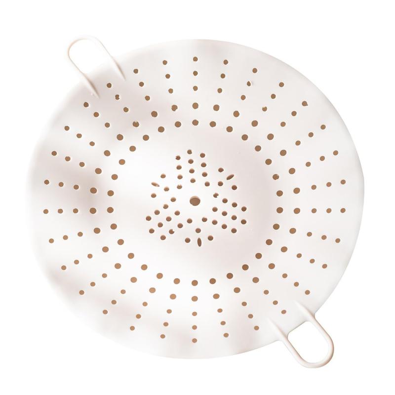 キッチンシリコン蒸しスタンド 蒸し器 蒸し鍋 せいろ スチームプレート15～25cmまで対応 蒸し料理色 : グレー、カーキ、アイボリーサイズ : 25.3 x 3.5cm (測定する位置によっては、約±0.5cmの誤差が生じる場合があります。)素材 : シリコンゴム (最高級シリコンゴムで作られており、耐久性に優れ、BPAフリーのため人体に無害です。)キッチンシリコン蒸しスタンド は手洗いまたは食器洗い機で簡単にお手入れできます。柔軟なデザインにより、鍋の直径15～25cmまで対応可能です。