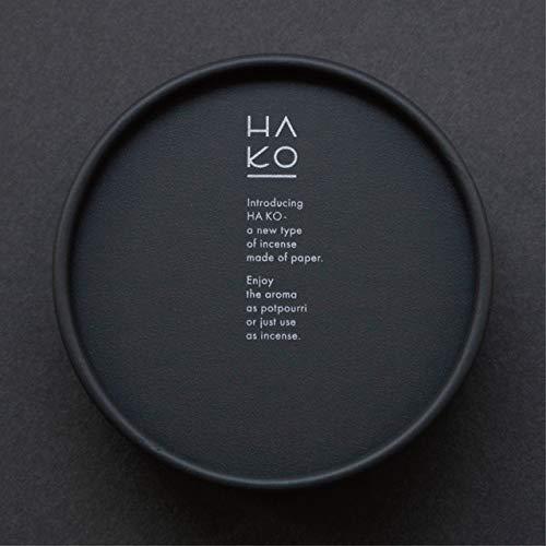 PAPER INCENSE HAKO 葉っぱのお香 HA KO 黒 6枚入 薫寿堂 Kunjyudo 日本製 (Relax（森を思わせる香り）)