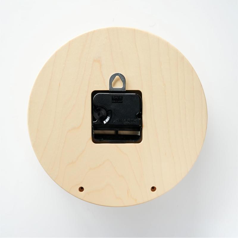 Hacoa ウォールクロック Wall clock round-M メープル H150-M [2]