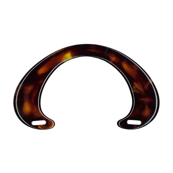 プラ持ち手 横－約18cm 2本手 BM-1891《 高さ：約10cm 厚み：約0.7cm INAZUMA ハンドメイド 手芸 手作り バッグハンドル 持ち手》メール便(ネコポス)不可！