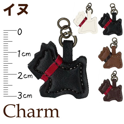 イヌの合皮チャーム CF-11A ヨークシャーテリア 犬 《 パーツ 手芸 ハンドメイド ファスナー飾り ファ..
