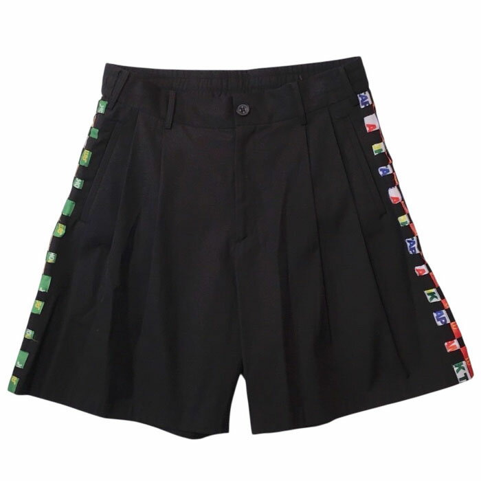 Two Tuck - 【amok テープウェービングショーツ】 amok アモク TAPE WEAVING SHORT PANTS black amok-261061