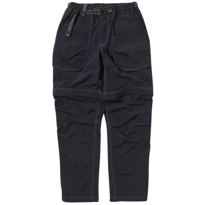 Rakuten - 【アンドワンダー ナイロンタフタハイカー2WAYパンツ】 and wander アンドワンダー Ny taffeta hiker 2way pants black andwander-5746952039