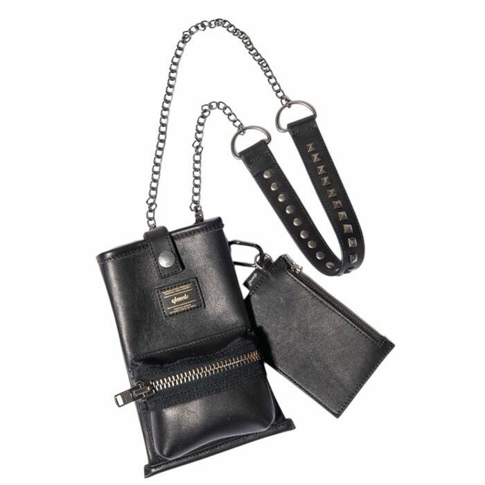 Rakuten - 【グラム レザーマルチポーチ】glamb グラム Leather Multi Pouch black glamb-GB0226-AC05
