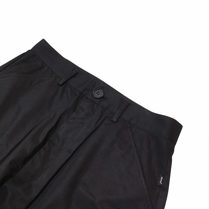 【グラム クロップドサルエルカーゴパンツ】glamb グラム Deformed Cropped Sarrouel Pants black glamb-GB0225-P13