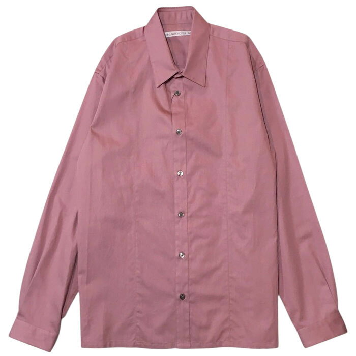 Rakuten - 【スーパーセール SALE】【ジョンローレンスサリバン コットンサテンシャツ】JOHN LAWRENCE SULLIVAN ジョンローレンスサリバン Cotton satin LS shirt pink JLS-3A004-0226-18