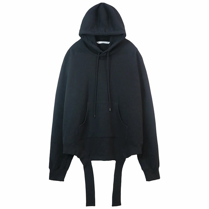  JOHN LAWRENCE SULLIVAN ジョンローレンスサリバン SWEAT CUTTING HOODIE black JLS-5A011-0423-22