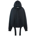 【SALE セール】 【ジョンローレンスサリバン スウェットカッティングフーディー】JOHN LAWRENCE SULLIVAN ジョンローレンスサリバン SWEAT CUTTING HOODIE black JLS-5A011-0423-22