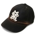 【KAMIYA CA4LAコラボキャップ】 KAMIYA カミヤ KMY Distressed Cap black KAMIYA-G13AC077