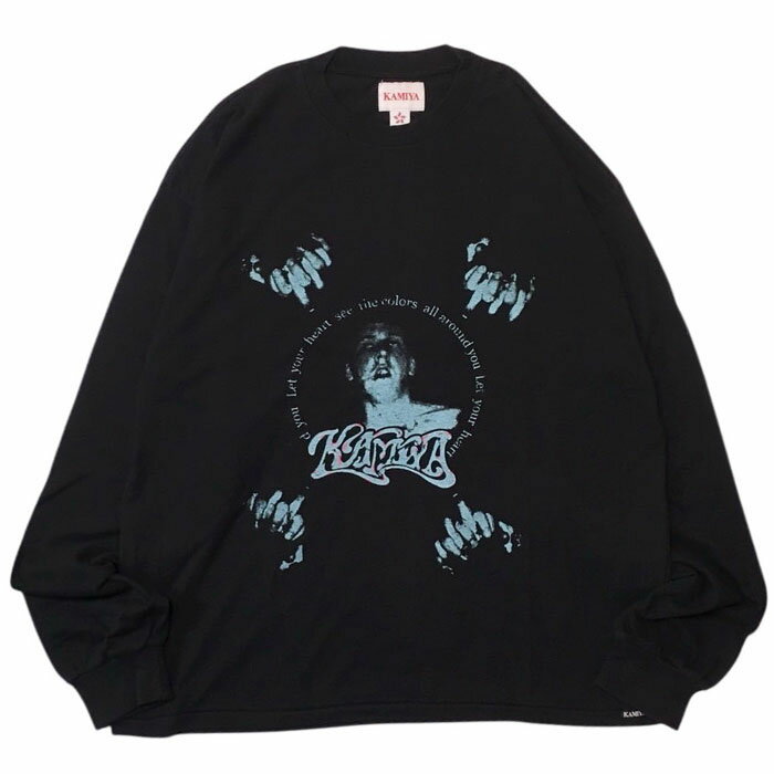 【KAMIYA ロングスリーブTシャツ】 KAMIYA カミヤ JEALOUSY BOY LS Tee TC black KAMIYA-G16LT092