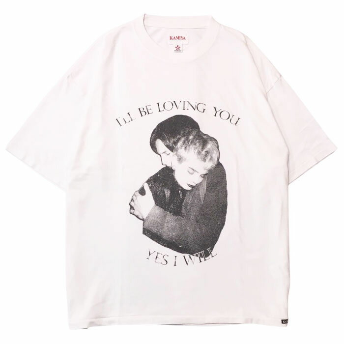 Military - 【KAMIYA ショートスリーブTシャツ】 KAMIYA カミヤ LOVING Tee TC white KAMIYA-G16TS095