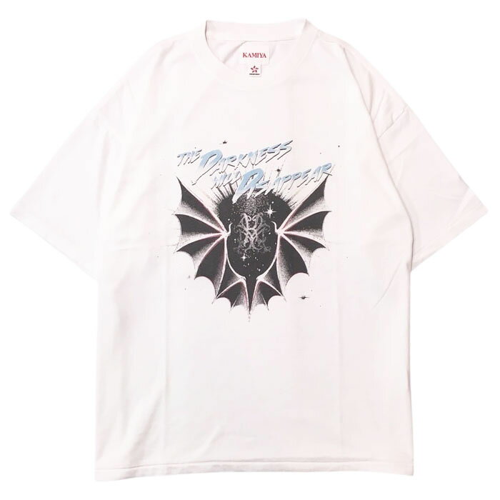 Rakuten - 【KAMIYA ショートスリーブTシャツ】 KAMIYA カミヤ THE DARKNESS WILL DISAPPEAR Tee TC white KAMIYA-G16TS098