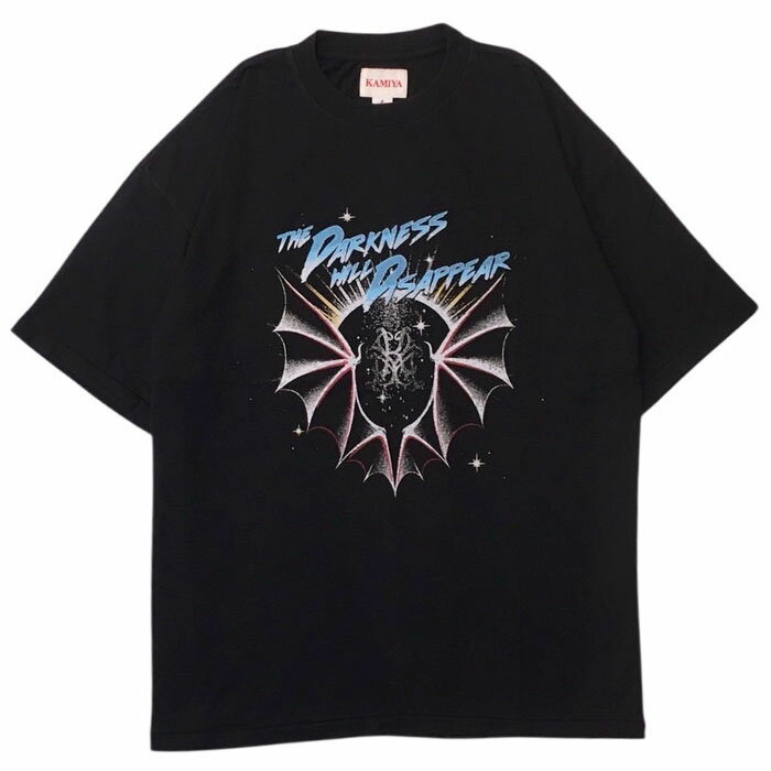 Rakuten - 【KAMIYA ショートスリーブTシャツ】 KAMIYA カミヤ THE DARKNESS WILL DISAPPEAR Tee TC black KAMIYA-G16TS098