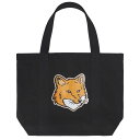 【SALE セール】 【国内正規品】 【メゾンキツネ フォックスヘッドトートバッグ】MAISON KITSUNE メゾンキツネ FOX HEAD TOTE BA...