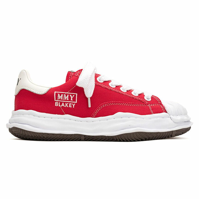 Rakuten - 【ミハラヤスヒロ スニーカー】Maison MIHARAYASUHIRO ミハラヤスヒロ BLAKEY OG Sole Canvas Lowtop Sneaker red MIHARAYASUHIRO-A08FW735