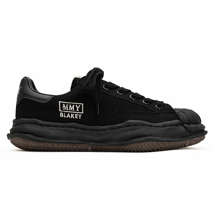 Maison MIHARAYASUHIRO ミハラヤスヒロ BLAKEY OG Sole Canvas Lowtop Sneaker black x black MIHARAYASUHIRO-A08FW735