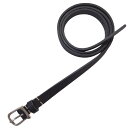 【UNISEX】【マイビューティフルランドレット ロングレザーベルト】my beautiful landlet マイビューティフルランドレット MBL LEATHER LONG NARROW BELT GOURD black MBL-LEATHERBELTS