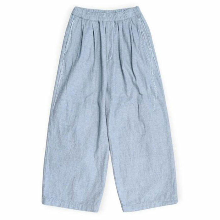 SALE ۡUNISEXۡڥޥӥ塼ƥեɥå ǥ˥磻ɥѥġۡUNISEXmy beautiful landlet ޥӥ塼ƥեɥå 0th STITCH DENIM WIDE PANTS l.blue MBL-WM06-PT251062