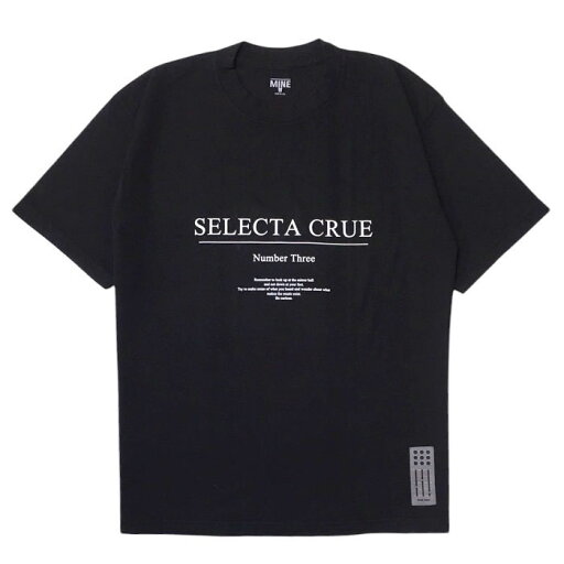 【SALE セール】【ネイプ プリントTシャツ】NAPE_ ネイプ SELECTA CRUE HSC FRONT black NAPE-MINE-003 【SALE セール】【ネイプ プリントTシャツ】NAPE_ ネイプ SELECTA CRUE HSC FRONT black NAPE-MINE-003