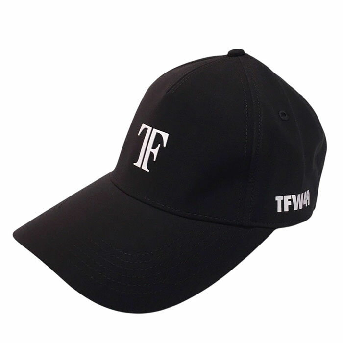 【TFW49 ロゴ5パネルキャップ】TF 5PANEL CAP black TFW49-T132520028