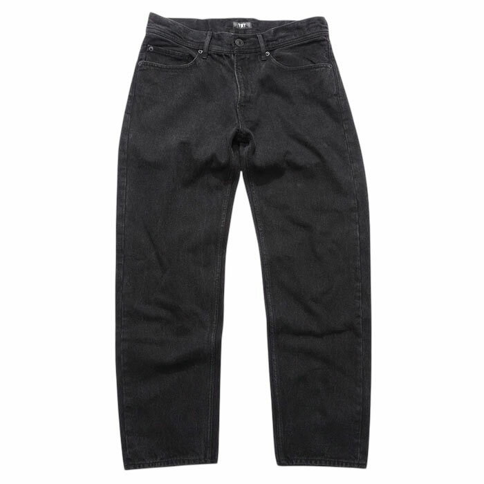 【TMT ソフトデニムストレートパンツ】TMT 12oz SOFT BLACK DENIM 5P STRAIGHT black TMT-TPTT9908
