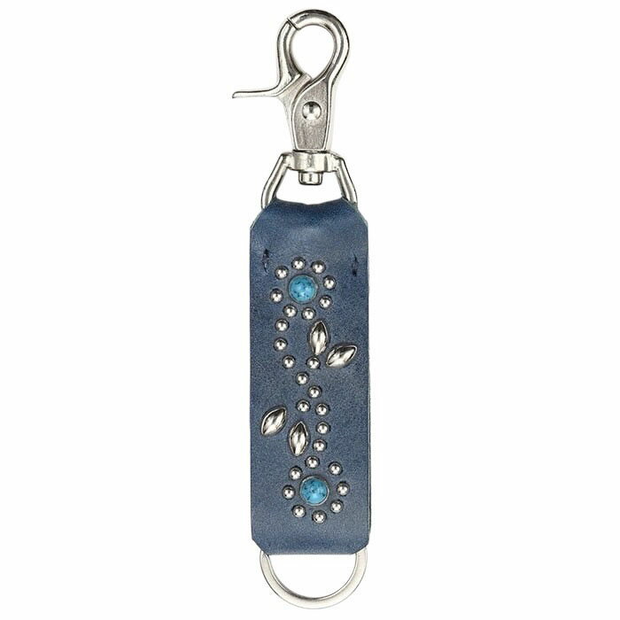 Rakuten - 【TMT キーチェーン】TMT LEATHER STADS KEY CHAIN navy TMT-TACF26SP08