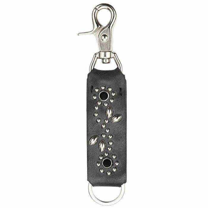 Rakuten - 【スーパーセール SALE】【TMT キーチェーン】TMT LEATHER STADS KEY CHAIN black TMT-TACF26SP08