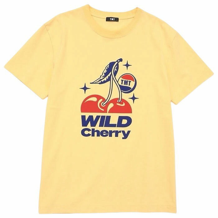 TMT DRY COTTON JERSEY SS TEE CHERRY yellow TMT-TCSS2603
