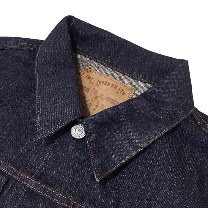 INCENSE 楽天市場店の【TMT ハイクオリティーデニムジャケット】TMT HQ DENIM TRUCKER JACKET TYPE 506XX indigo TMT-TJKSF24SP01｜アングル3