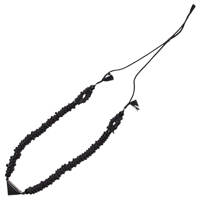 Rakuten - 【スーパーセール SALE】【UNISEX】【TOGA トライアングルビーズネックレス】TOGA トーガ Triangle beads necklace black TOGA-TZ261-AK908