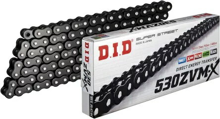 DID 530ZVM-X-102L ZJ(カシメ) BLACK 4525516471169 　大同工業株式会社 D.I.D バイクチェーン