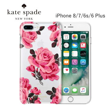 8/23 01:59までポイント5倍 kate spade new york ケイトスペード iPhone8Plus iPhone7Plus iPhone6sPlus iPhone6Plus クリアケース Protective Hardshell Case (1-PC Comold) | アイフォン8Plus アイフォン7Plus スリム 花 透明 薄型 お洒落 おしゃれ スマホケース