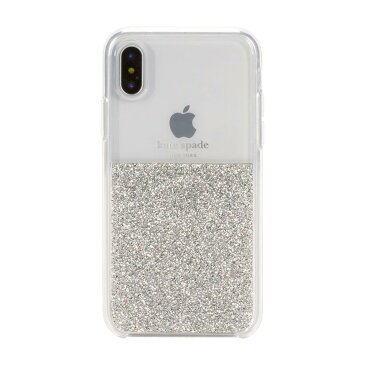 kate spade new york ケイトスペード Half Clear Crystal Case for iPhone XS/X