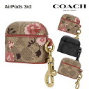 Coach Leather AirPods Case for AirPods 3rd ケース Coach コーチ ブランド エアポッツ おしゃれ 保護 Case