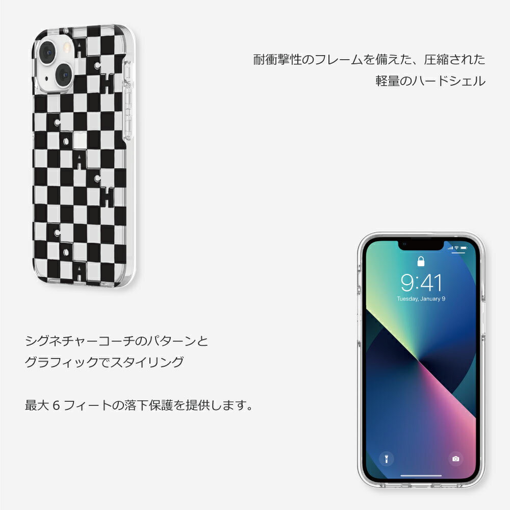 【正規代理店】 コーチ iPhone13 mini iPhone12 mini スマホケース 軽量 耐衝撃性 COACH Protective Case iPhone iPhoneケース アイフォン ブランド スマホ ケース スマートフォン スリム 薄型 お洒落 おしゃれ 女性 彼女