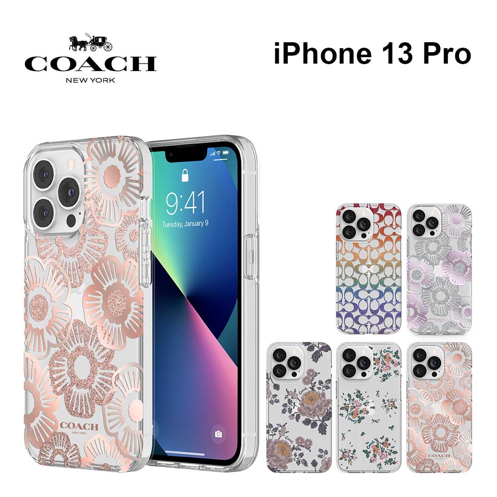 コーチ スマホケース 【正規代理店】 コーチ iPhone13 Pro スマホケース COACH Protective Case iPhone iPhoneケース アイフォン ブランド スマホ ケース スマートフォン スリム 薄型 お洒落 おしゃれ 女性 彼女