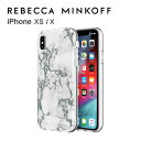 【正規代理店】 レベッカミンコフ iPhoneXS iPhoneX スマホケース Rebecca Minkoff - Be Flexible Case iPhone iPhoneケース アイフォン アイフォンケース スマホ ケース ブランド カバー おしゃれ 女性 スリム 薄型