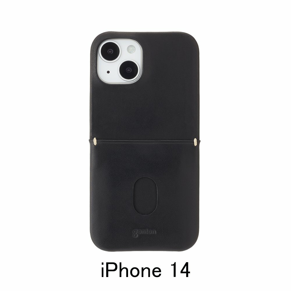Rakuten - スマホケース iPhone14 genten Slim Wrap Case iPhoneケース アイフォンケース レザー 天然革 ケース カバー ブランド 背面型 ラップケース カードポケット