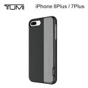  スマホケース iPhone8 Plus iPhone7 Plus TUMI - Vertical Slider Case ケース カバー シンプル 高級感 ブランド ブラック グレー 黒 灰色 大人 男性 メンズ おしゃれ シック