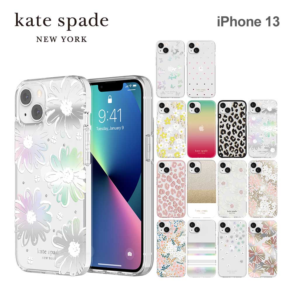 【正規代理店】 ケイトスペード iPhone13 スマホケース Kate Spade Protective Hardshell Case iPhone iPhoneケース アイフォン ブランド スマホ ケース スマートフォン スリム 薄型 お洒落 おしゃれ 女性 彼女のサムネイル