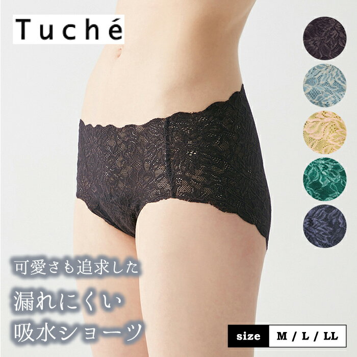 グンゼ 吸水ショーツ レディース 年間 トゥシェ サニタリーショーツ 生理用ショーツ 吸収型 吸水 25ml 抗菌 防臭 羽根つき 漏れにくい 尿漏れ 失禁 フェムケア フェムテック 生理 日本製 Tuche TC6872 M-LL