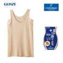 COOLMAGIC クールマジック 着る日焼け止め 汗取り付きラン型インナー グンゼ GUNZE タンクトップ ノースリーブ ランニング 汗取り付き 汗取りインナー uv対策 日焼け対策 汗脇パット 脇汗 インナー 汗染み防止 汗じみ防止 レディース 女性 下着 MC6053
